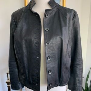 Alessandra Biagiotti Bottega Giotti Leather Jacket